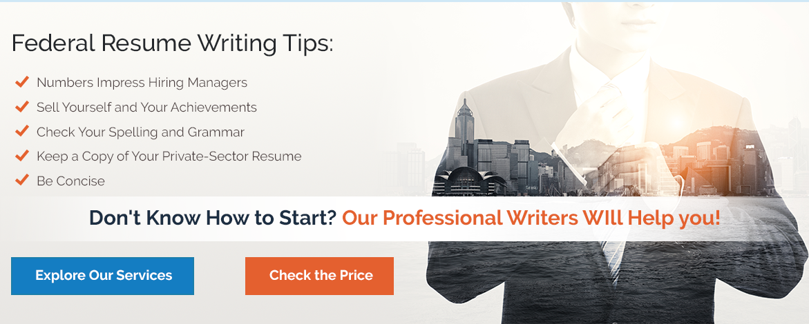 Federal resume writing services