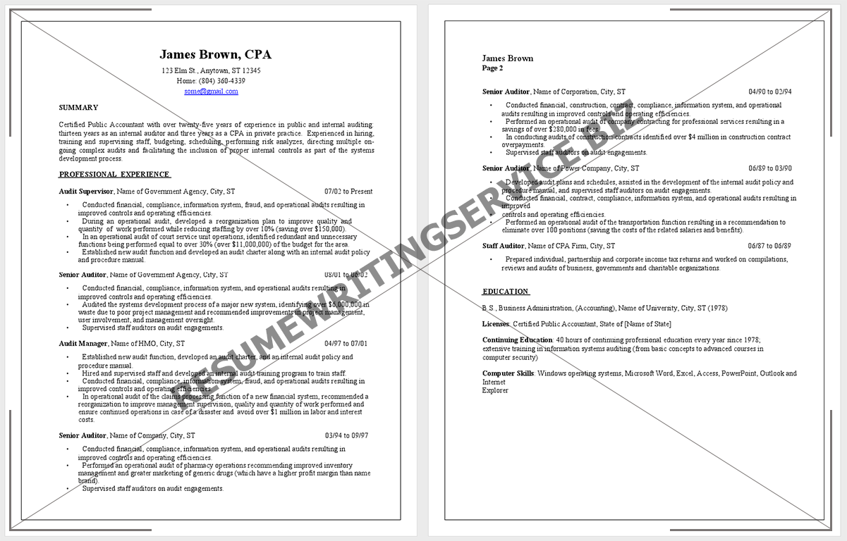 Best resume writing services nj accountants
