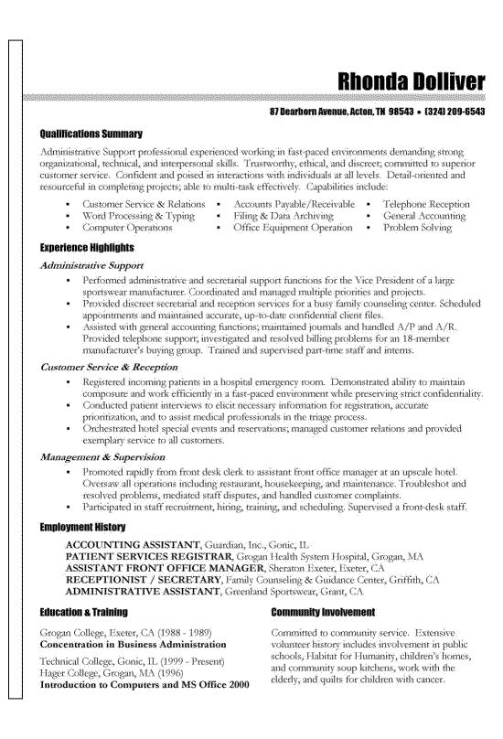 Resume Skills