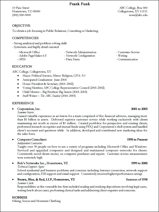 student resume templates. Resume: Retail Sales Sample