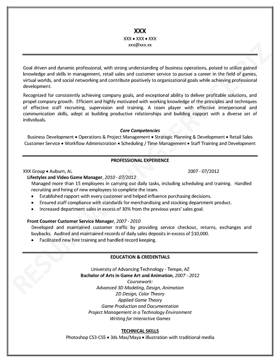 Resume writing service engineering