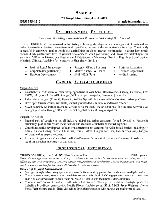 Strategic Planning Manager Resume Sample