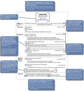 a successful cv template 