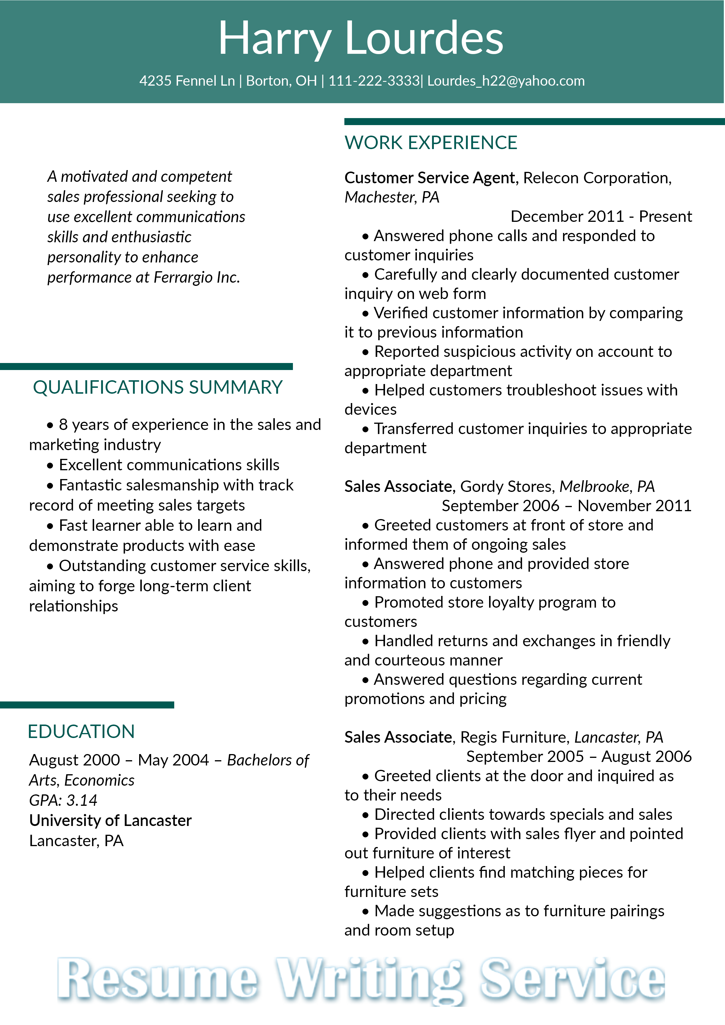 Expert resume writing about com