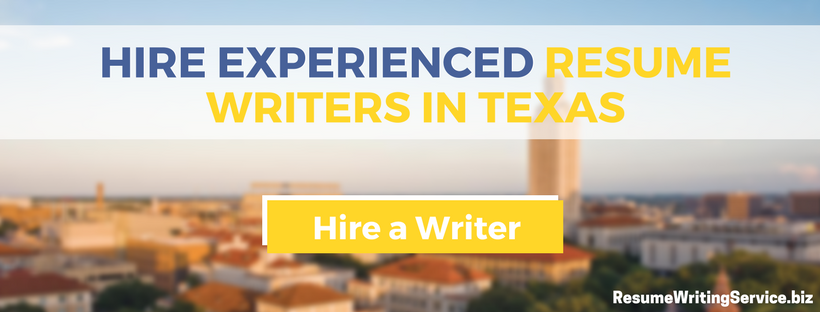 professional resume writers in texas