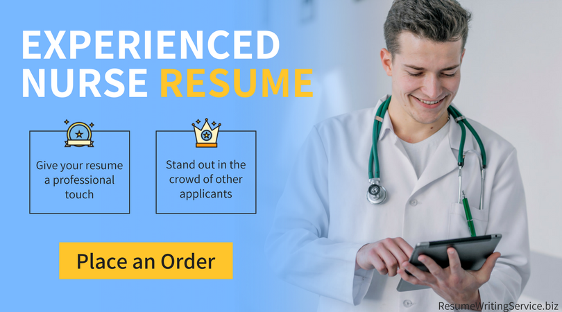 experienced nurse resume writing service