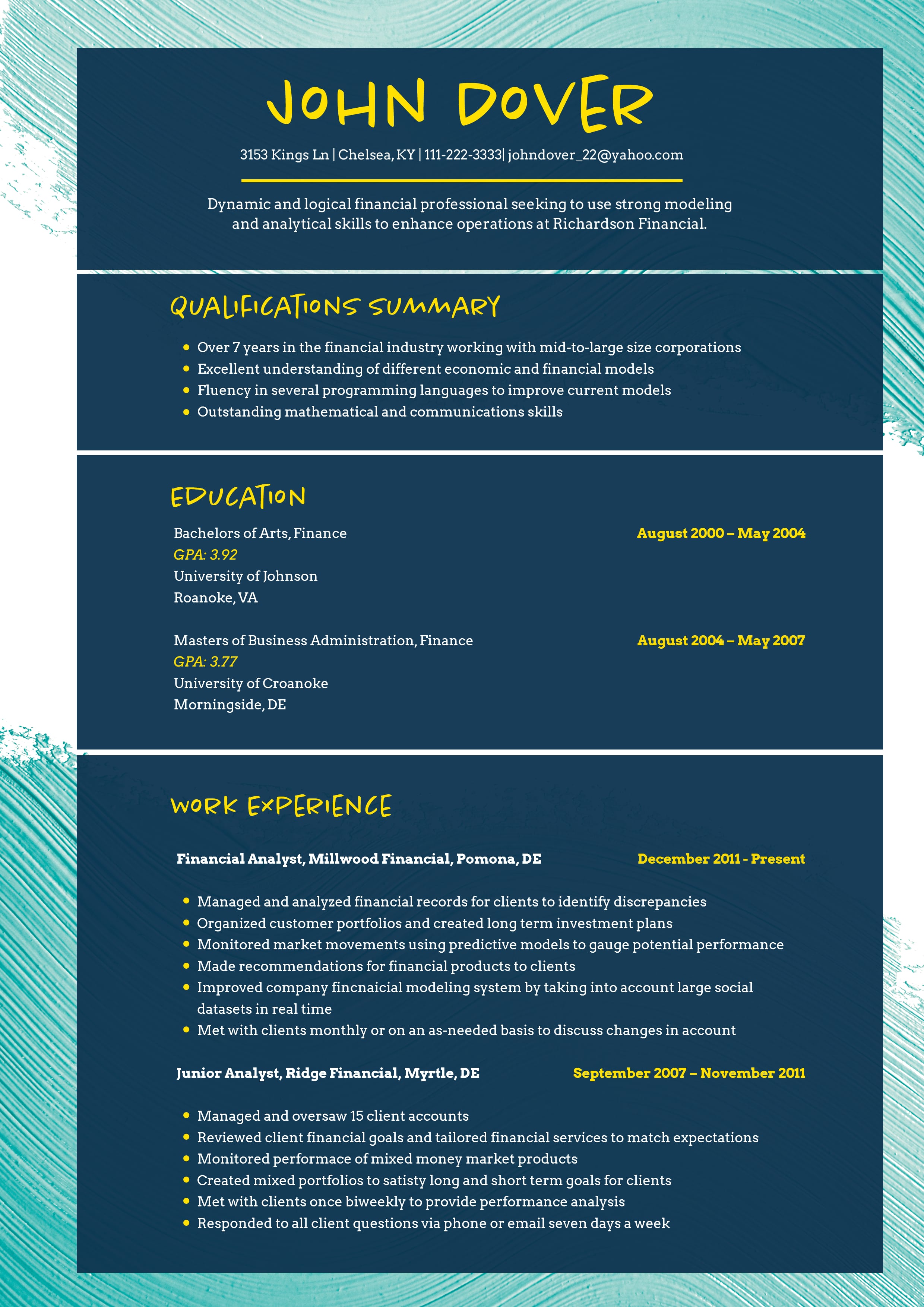 whats a good resume title